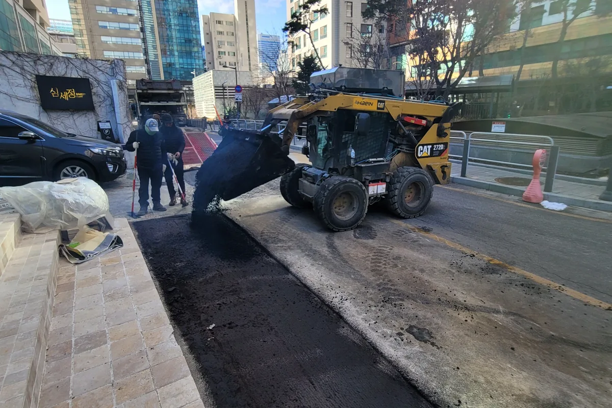 단지 내 도로 시공